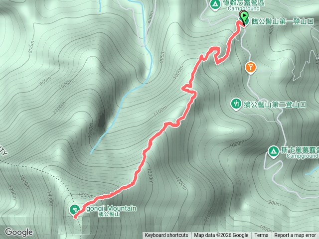 小百岳集起來鵝公髻山步道202608301109預覽圖