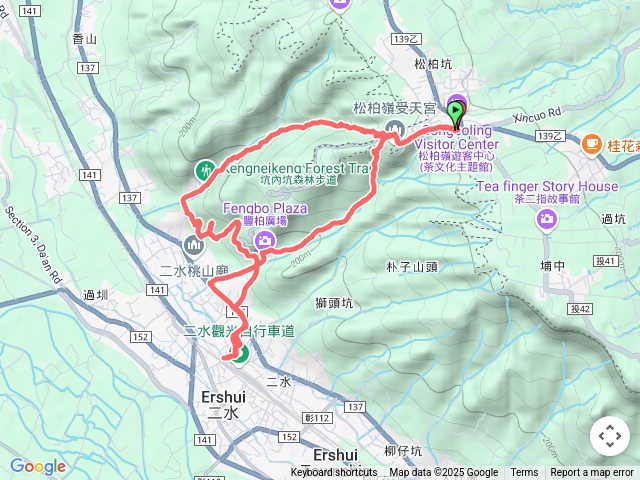 百大步道：坑內坑森林步道-松柏嶺登廟步道O型預覽圖