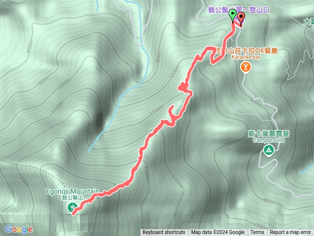 大智Q姐鵝公髻山