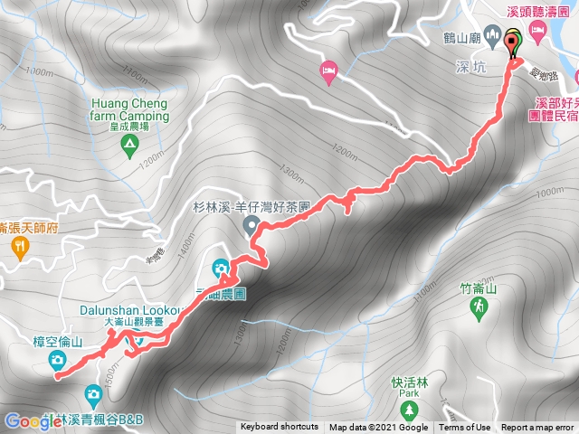 大石公上銀杏森林樟空崙山