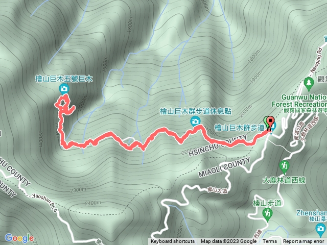 觀霧檜山巨木步道預覽圖