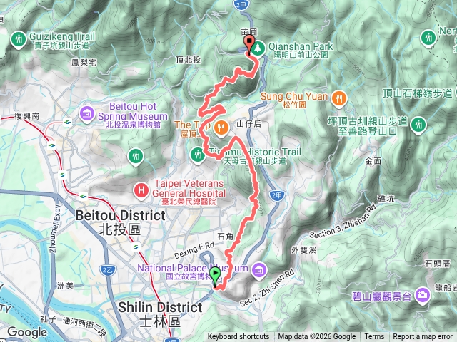 芝山嶺頭上陽明山