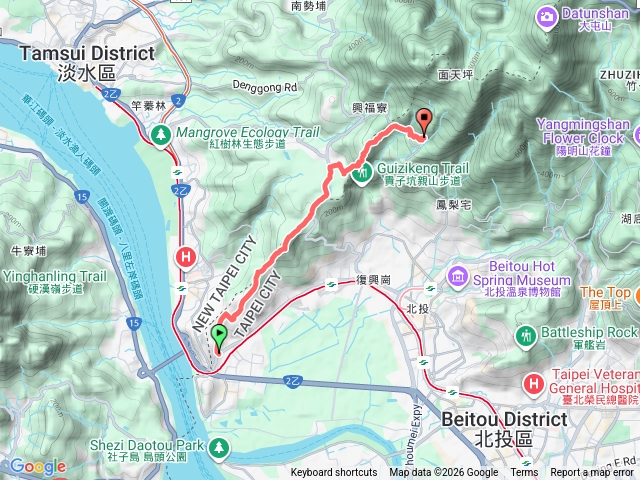 台北大縱走第一段之前半段預覽圖