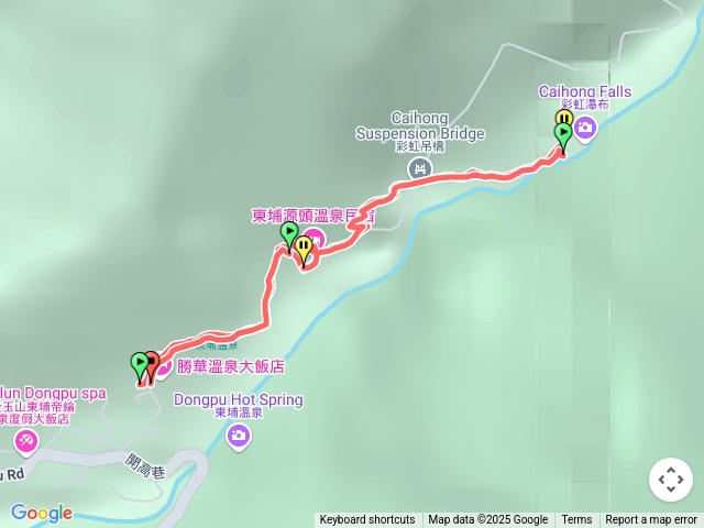 東埔彩虹瀑布步道-勝華飯店起預覽圖