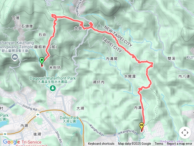 大溝溪龍船岩老鷲尖連嶺縱走