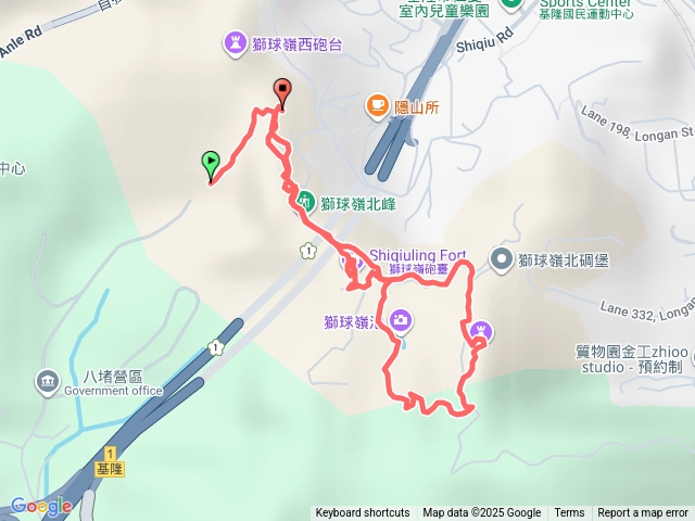 劉銘傳隧道獅球嶺北東西砲台