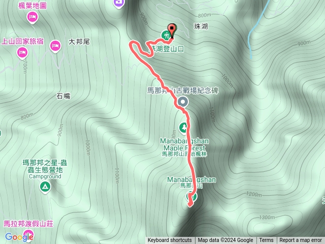 馬拉邦山珠湖登山口上預覽圖