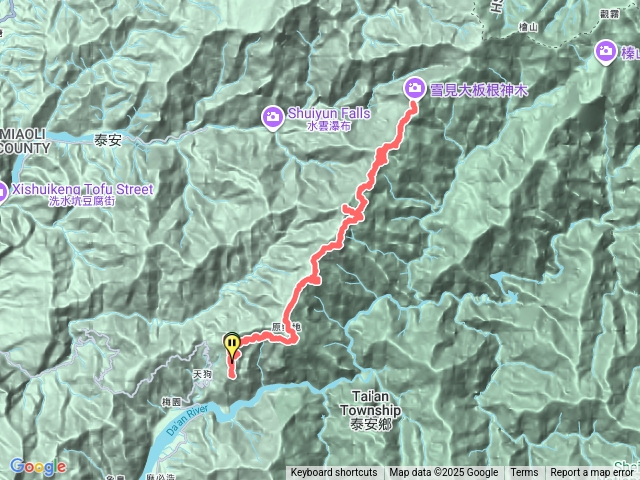 雪見大板根-北坑山-東洗水山-二本松山