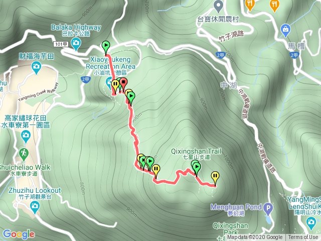 小油坑 七星山主峰 東峰 來回