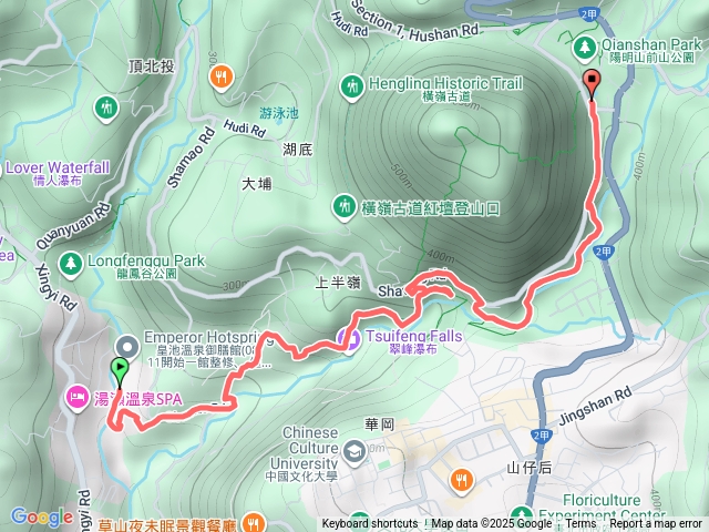 皇池溫泉半嶺水圳松溪小徑