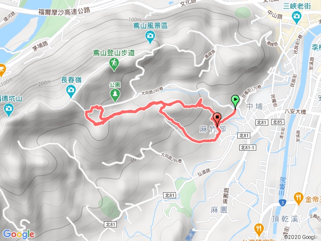 鳶尾山／福德坑東峰／長春園ＯＸ