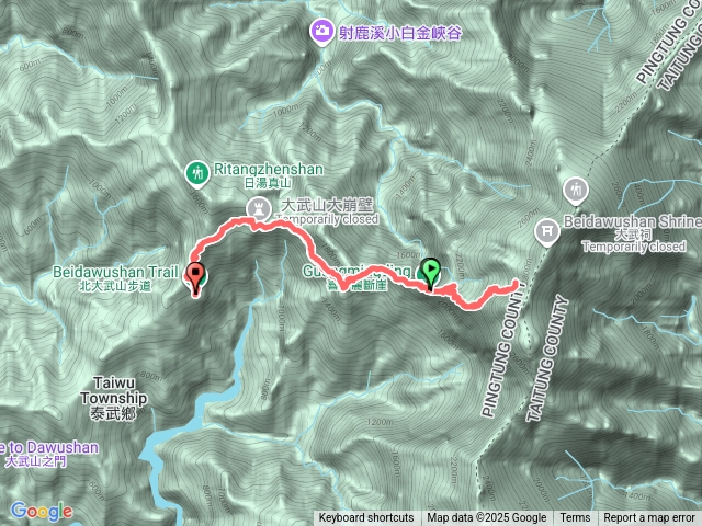 20251018大武祠（北大武步道，未竟）