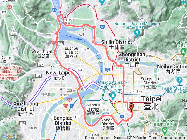 1120106台北河濱公園自行車一圈預覽圖