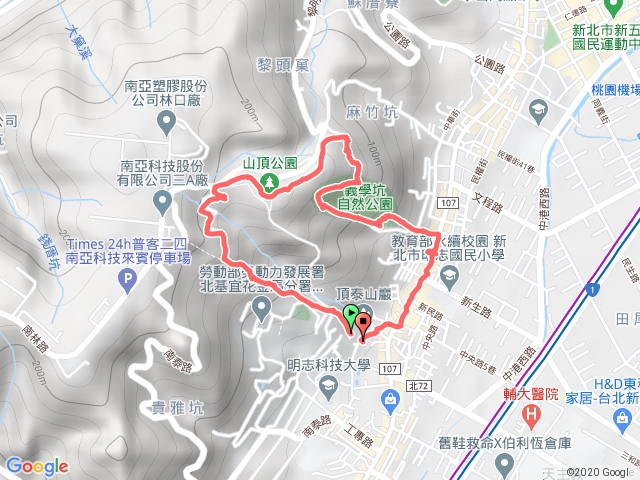 190602泰山區崎頂步道+山頂公園+瓊子湖登山步道