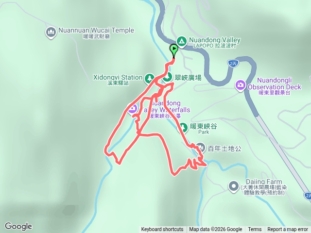 暖東峽谷步道大小環預覽圖