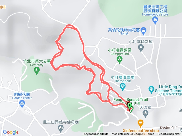 20230928_鳳崎步道_支線主線順O兩圈，二上 好漢坡（不含 蓮花寺步道）