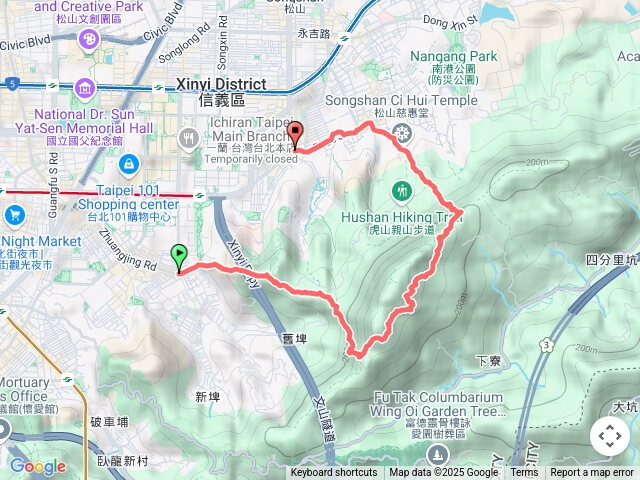 南港山腰繞步道