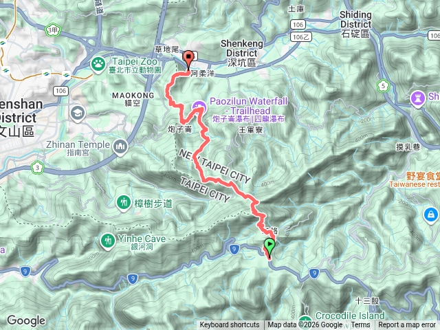 二格山-林家草厝-炮子崙瀑布-魚衡山南南峰-魚衡山南峰-魚衡山-深坑預覽圖
