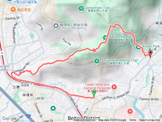 唭哩岸軍艦岩環線預覽圖