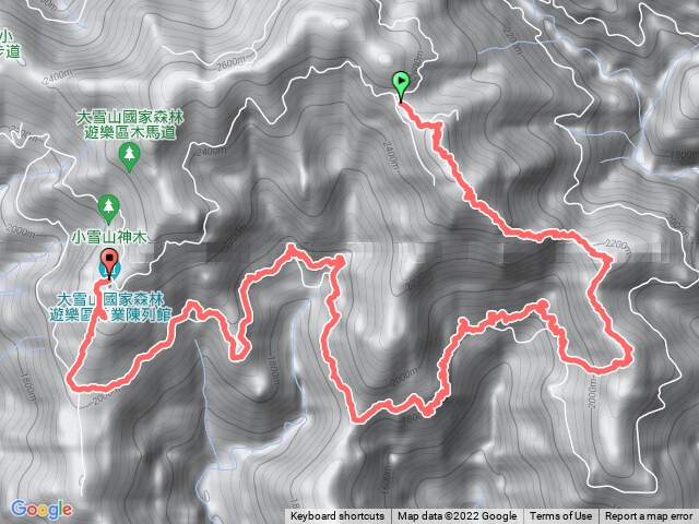 20221030 埡口觀景臺上 平石山 出大雪山遊客中心
