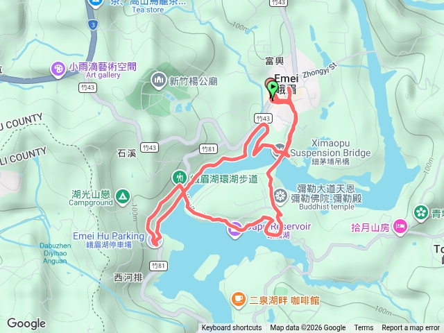 2026新竹峨眉 峨眉湖環湖步道預覽圖