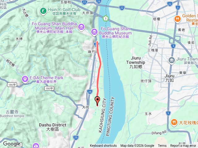 大坑橋至佛陀紀念館慢跑