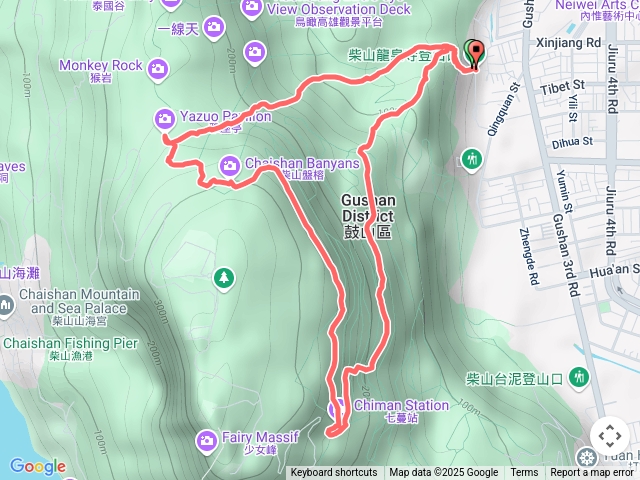 奇妙谷至雅座、盤、七下水長路