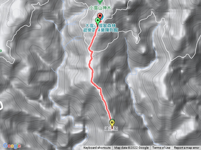 20221121波津加(大雪山路線)