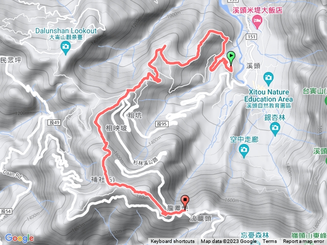 南投縣溪頭9連峰