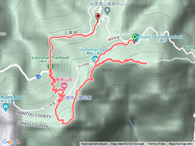 麟趾山鹿林山小縱走