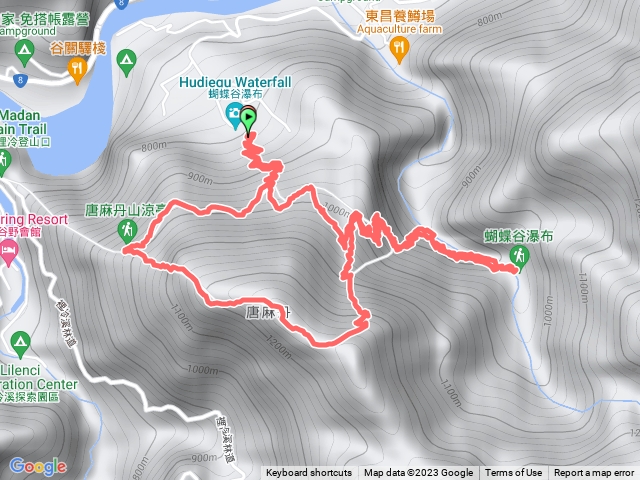 唐麻丹山、蝴蝶谷