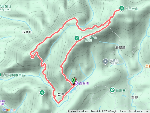 2025-09-26 白石山 十三份山 石厝坑山 電塔木橋白石埤