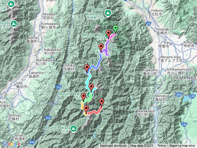 2025/7/23~31 日本南阿爾卑斯