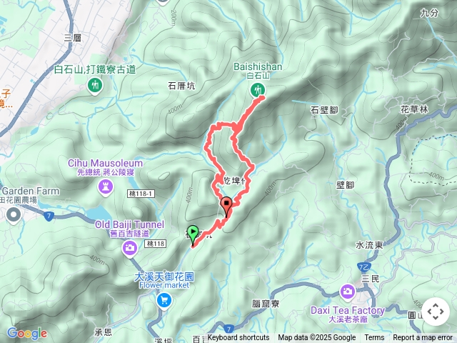 打鐵寮-白石山-白石埤