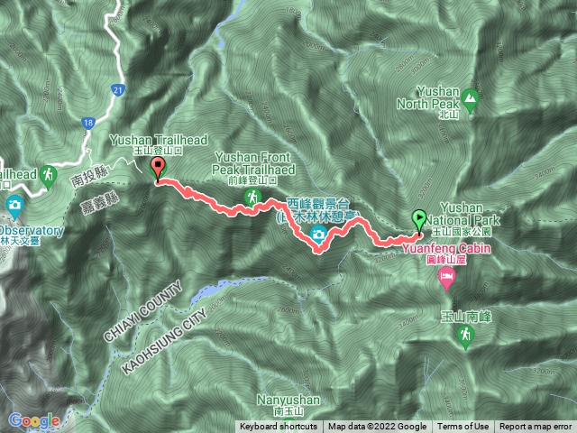 2022-06-16 排雲下玉山登山口