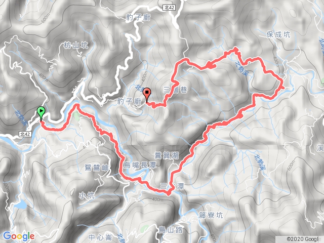 闊瀨古道、北勢溪古道、戇子坑古道O繞