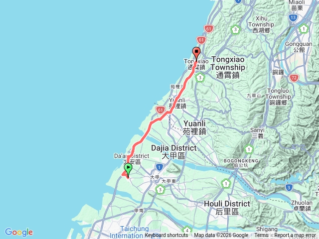 白沙屯進香台中大安區公所到通宵
