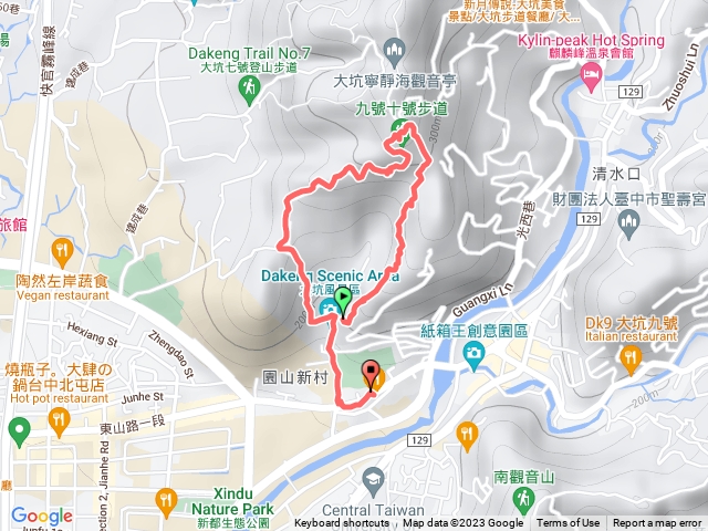 大坑10上9下 負重20