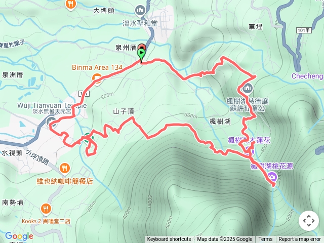 2025-02-02 楓樹湖～慈德廟～天元宮O繞