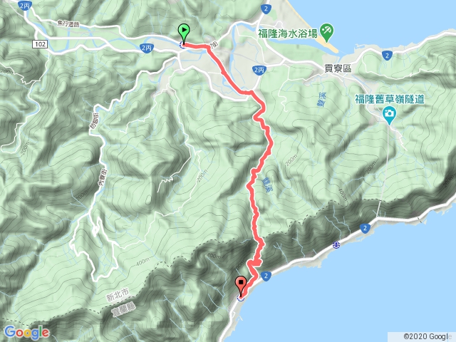 淡蘭古道北路～草嶺古道(貢寮車站-大里車站)1090321