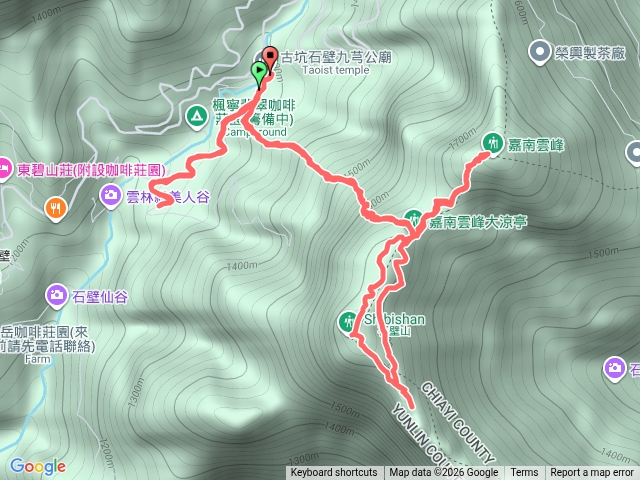 石壁山嘉南雲峰步道順道撿好望角（南側有狗狗）預覽圖