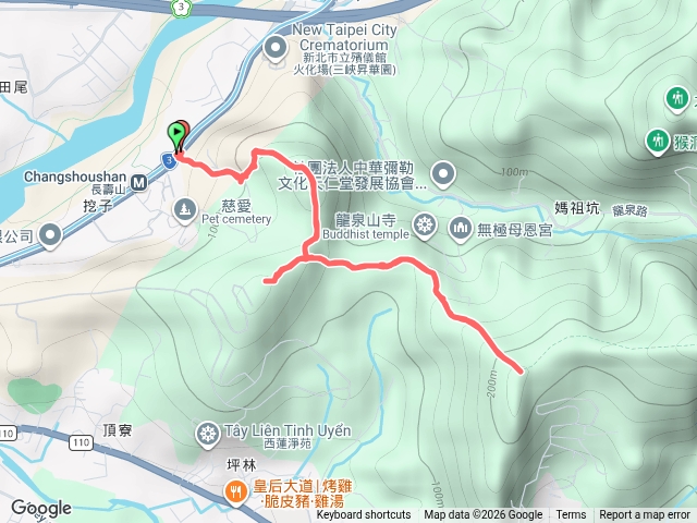 三峽長壽山-成褔山-養蚊子路線走走預覽圖