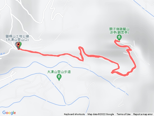 2022-8-21台南關仔嶺雞籠山步道