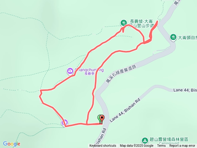 大尾崙山步道、翠山步道、碧溪步道