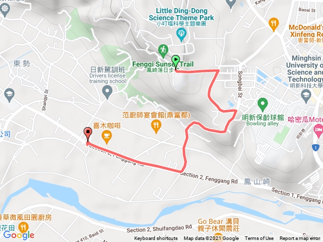 鳳崎落日步道