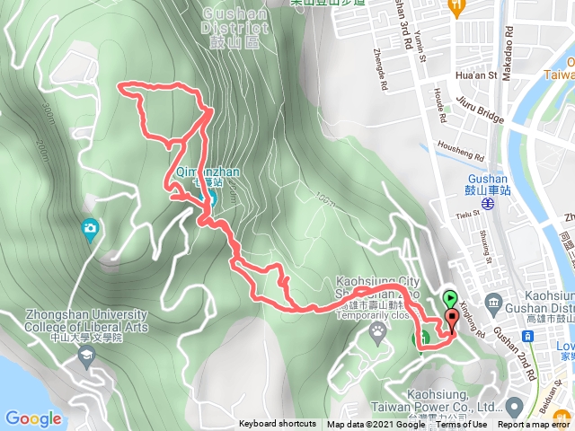 高雄柴山(從南壽山登山口--南三角點)