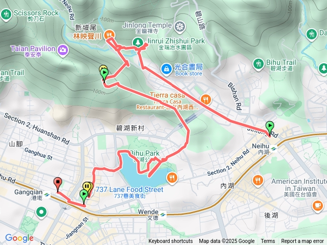 鄭成功廟金面山親山步道竹篙山新坡尾山碧湖山