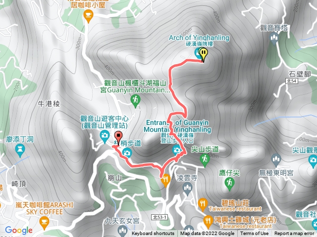 新北－臺灣百大必訪步道硬漢嶺步道(觀音山)202209120936