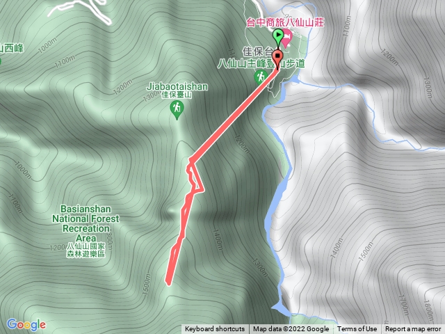 谷關七雄八仙山-靜海寺起登