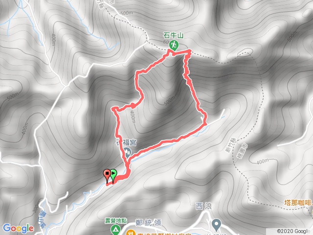 石牛山O型 右上左下